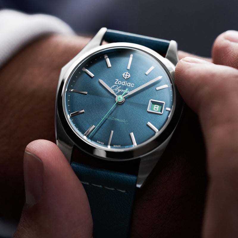 Zodiac Olympos Automatic Blue Leather Watch #ZO9711
lifestyle