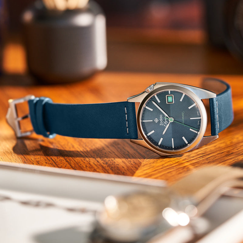 Zodiac Olympos Automatic Blue Leather Watch #ZO9711
lifestyle