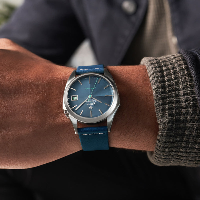 Zodiac Olympos Automatic Blue Leather Watch #ZO9711
lifestyle