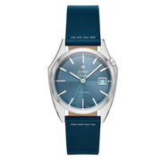 Zodiac Olympos Automatic Blue Leather Watch #ZO9711 zoom