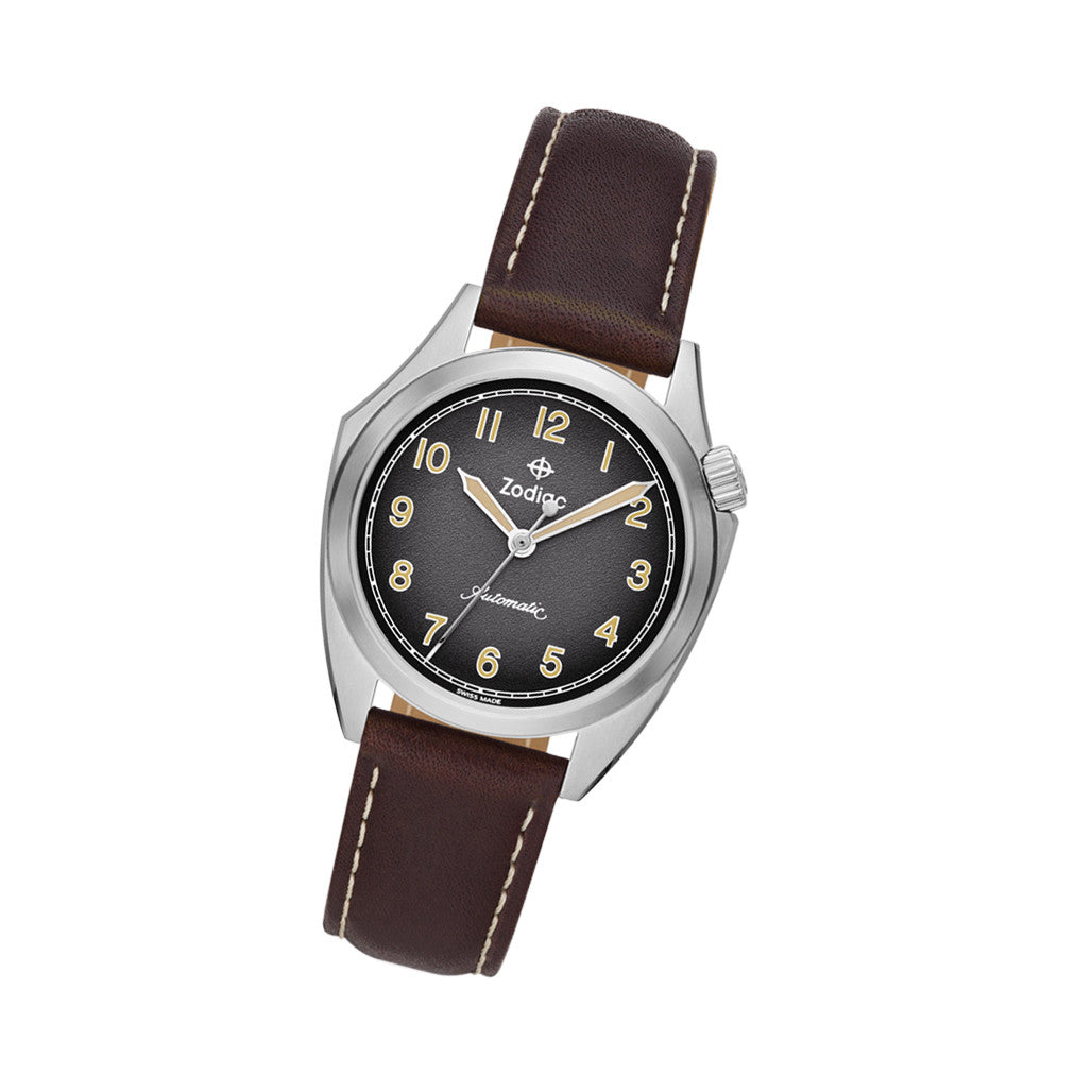 Zodiac Olympos Automatic Watch with Textured Dial #ZO9712 — Long