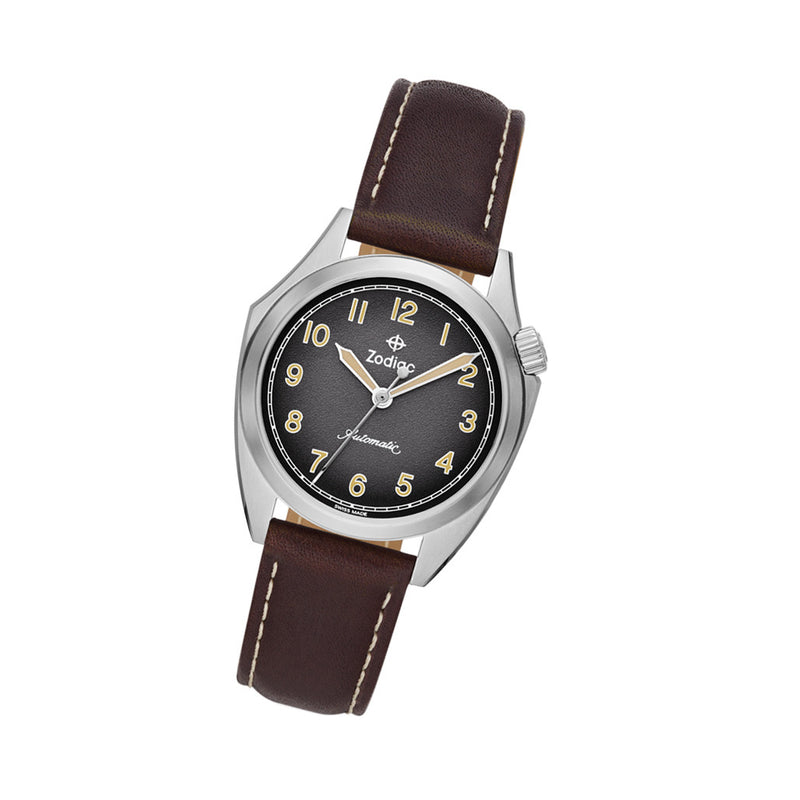 Zodiac Olympos Automatic Watch with Textured Dial #ZO9712 tilt