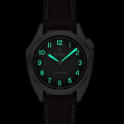 Zodiac Olympos Automatic Watch with Textured Dial #ZO9712 lume