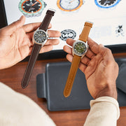 Zodiac Olympos Automatic Watch with Textured Green Dial #ZO9713 lifestyle