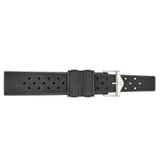Zodiac OEM Black Rubber Strap Set (20mm) #ZOS1007 side