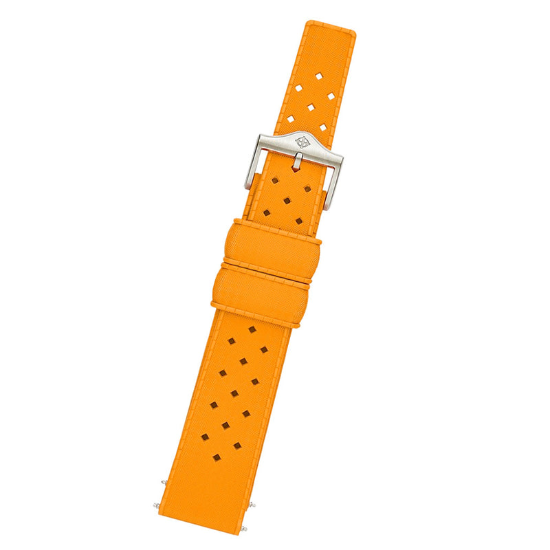 Zodiac OEM Orange Rubber Strap Set (20mm) #ZOS1009 tilt