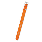 Zodiac OEM Orange Single Pass Rubber Strap Set (20mm) #ZOS1013 tilt