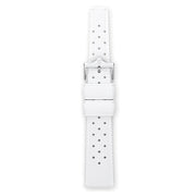 Zodiac OEM White Rubber Strap Set (20mm) #ZOS1015 zoom