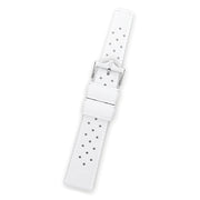 Zodiac OEM White Rubber Strap Set (20mm) #ZOS1015 tilt