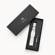 Zodiac OEM White Rubber Strap Set (20mm) #ZOS1015 open box