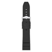 Zodiac OEM Black Accordion Rubber Strap Set (20mm) #ZOS1017 zoom