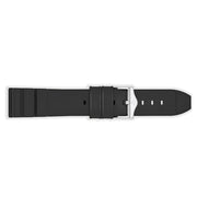 Zodiac OEM Black Accordion Rubber Strap Set (20mm) #ZOS1017 side