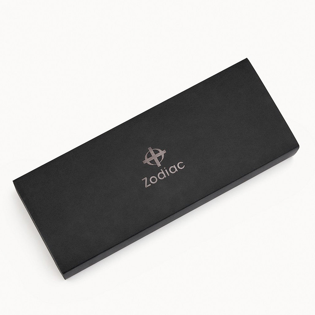 Zodiac ゾディアック　ホワイトレザー ストラップ Zodiac OEM White Accordion Rubber Strap Set (20mm) #ZOS1019 — Long