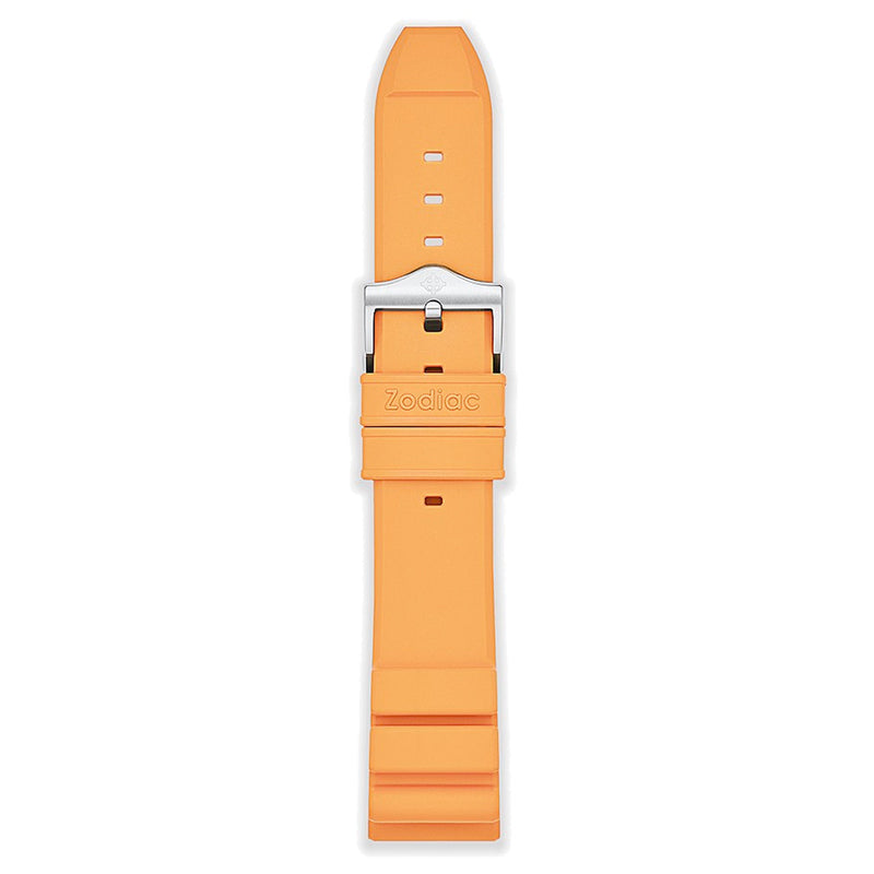 Zodiac OEM Orange Accordion Rubber Strap Set (20mm) #ZOS1020 zoom