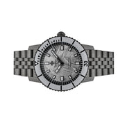 Zodiac Super Sea Wolf Gun Metal Watch with Meteorite Dial #ZO9292