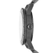Zodiac Super Sea Wolf Gun Metal Watch with Meteorite Dial #ZO9292