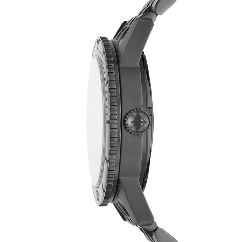 Zodiac Super Sea Wolf Gun Metal Watch with Meteorite Dial #ZO9292