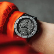 Zodiac Super Sea Wolf Gun Metal Watch with Meteorite Dial #ZO9292