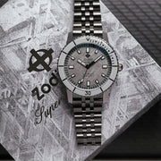 Zodiac Super Sea Wolf Gun Metal Watch with Meteorite Dial #ZO9292