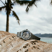 Zodiac Super Sea Wolf Gun Metal Watch with Meteorite Dial #ZO9292