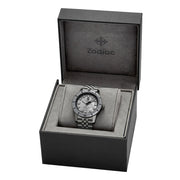 Zodiac Super Sea Wolf Gun Metal Watch with Meteorite Dial #ZO9292
