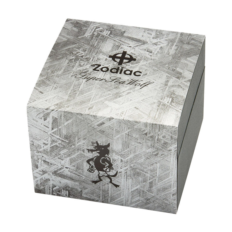 Zodiac Super Sea Wolf Gun Metal Watch with Meteorite Dial #ZO9292