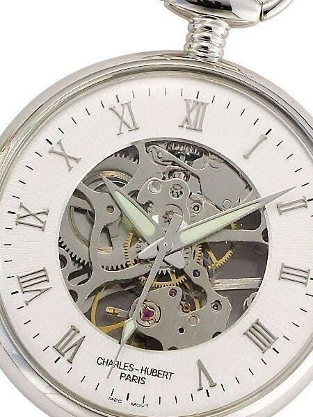 Charles-Hubert Mechanical Pocket Watch with Luminous Hands #3673