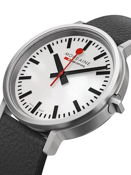 Mondaine Railways Stop2Go Swiss Quartz Watch with a 41mm Case, Sapphire Crystal #A512-30358-16SBB