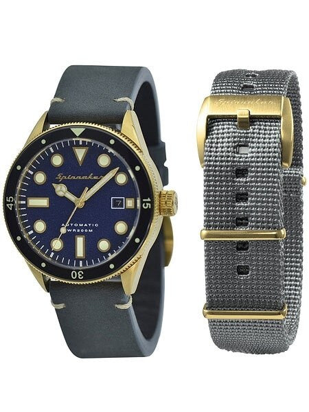 Spinnaker Cahill Automatic Dive Watch with 43mm Goldtone Case #SP-5033-06