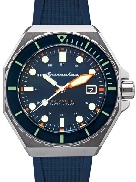 Spinnaker 44mm Dumas Automatic 300-Meter Dive Watch with Luminous Bezel #SP-5070-02