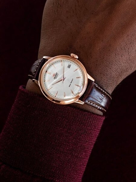 Orient 5S Automatic Dress Watch with 36.4mm Case, Perfect for Smaller Wrists #RA-AC0010S10A