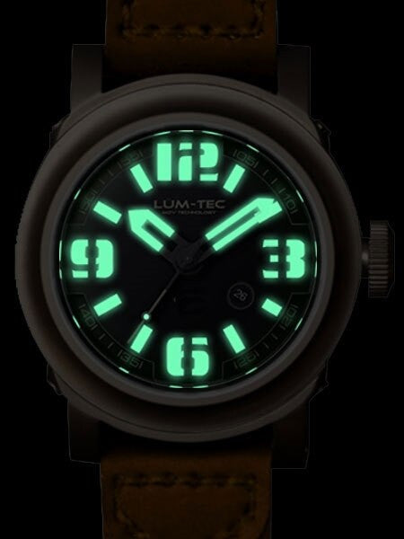 Lum-Tec 42mm High-Beat Automatic Watch with AR Sapphire Crystal #400M-3