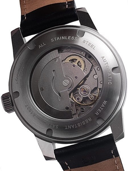 Aeromatic 1912 Automatic Aviator Watch with Black Strap #A1027 Black