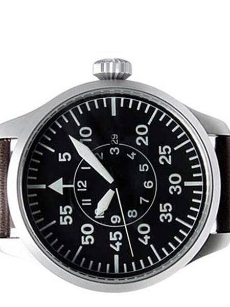 Aristo 3H108 47mm Swiss SW200 Automatic Pilot's Watch with XL Flieger Crown