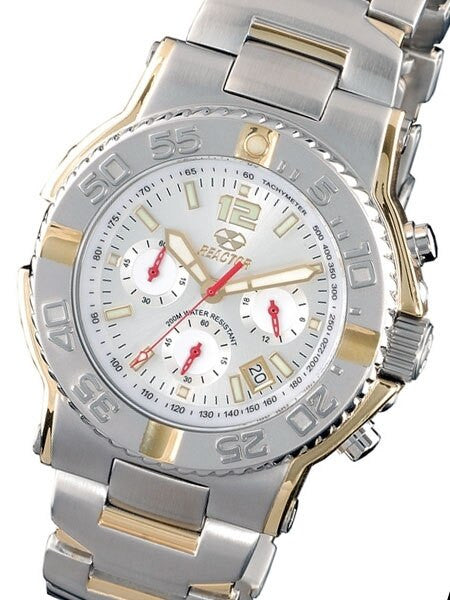 Reactor Critical Mass Chronograph Watch with SuperLuminova Illumination and Two-Tone Case #75102