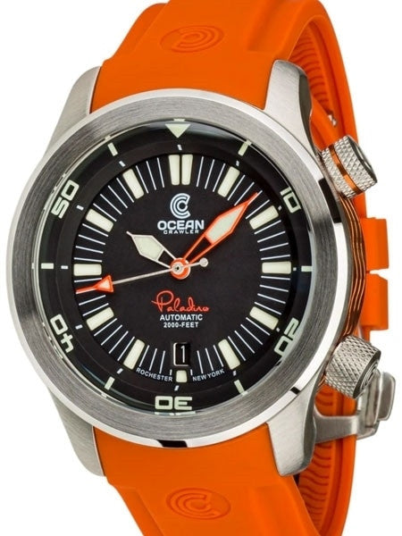 Ocean Crawler 600-Meter Paladino WaveMaker Swiss Automatic Dive Watch with Inner Rotating Bezel #1331