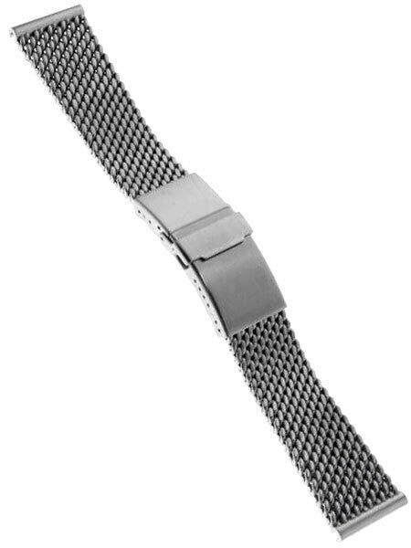 Scratch and Dent - STAIB Satin Mesh Bracelet #STEEL-2784-20725APB-S (Straight End, 20mm)