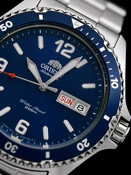 Orient Blue Dial Automatic Dive Watch with SS Bracelet #AA02002D