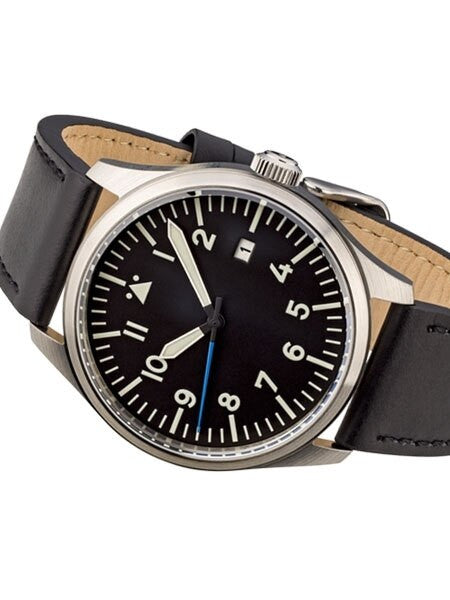 Islander Aviator Automatic Watch with Leather Strap and an Anti-Reflective Sapphire Crystal #ISL-45