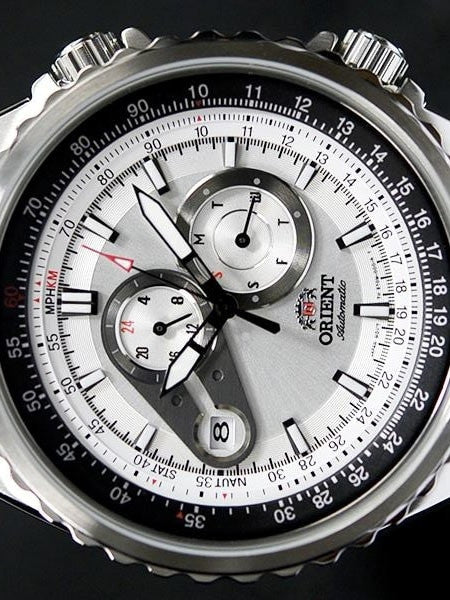 Orient Automatic Speedster Watch with Day and Date, 24-Hour Sub-Dial #ET0M001W