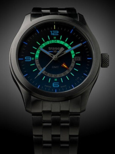 Traser P59 Aurora GMT, Dual-Time Watch with an Anti-Reflective Sapphire Crystal #107036