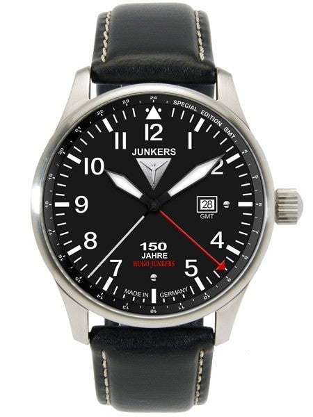 Scratch and Dent - Junkers 150 Years Hugo Junkers Anniversary 40mm GMT Watch #6644-2