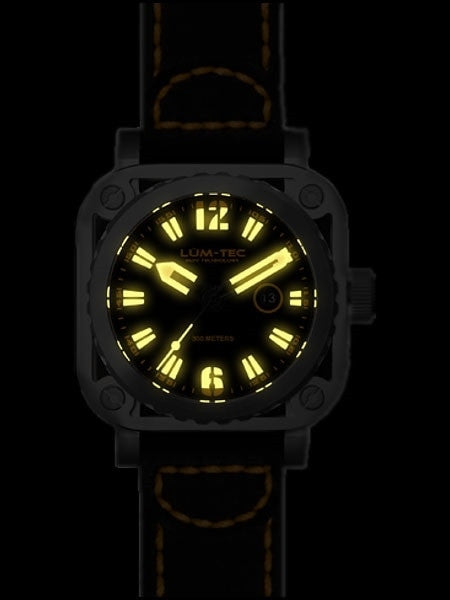 Lum-Tec G3 Watch with Sapphire Crystal and Skeletal Case Design #G3