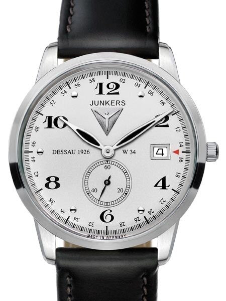 Junkers Dessau 1926 Flatline Ulta-Thin Quartz Dress Watch #6334-4