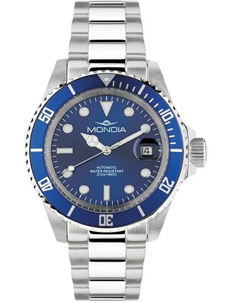 Mondia Classic Automatic Dive Watch with Blue Dial #MI786SS-02BL-BM