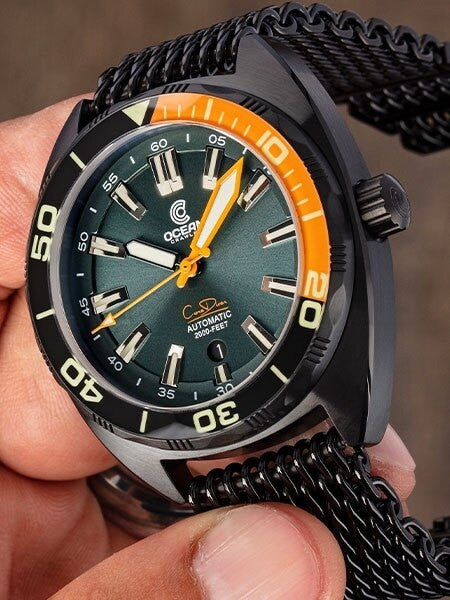 Ocean Crawler Core Diver Swiss Automatic Watch with AR Sapphire Crystal #CD-522