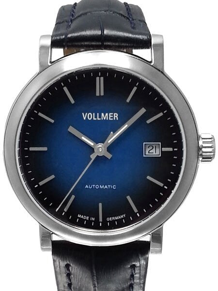 Vollmer Blue Focus Swiss ETA Automatic Watch with Ombr??-like Blue Dial  #4H171