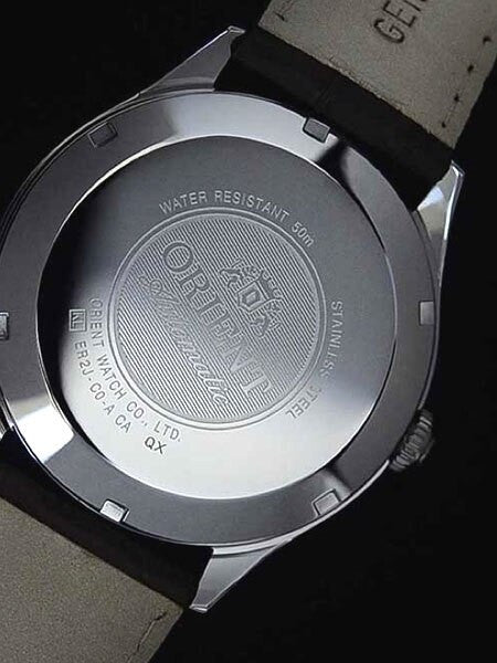 Orient Duke Automatic Watch with Black Dial, Sapphire Crystal, Stainless Steel Case #ER2J002B