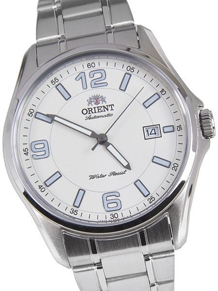 Orient 42mm Sentinel Automatic Watch with White Dial and Stainless Steel Bracelet #ER2D008W