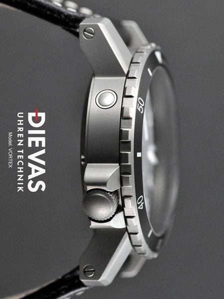 DIEVAS German Made Vortex Tactical Watch 500 Meter Water Resistant